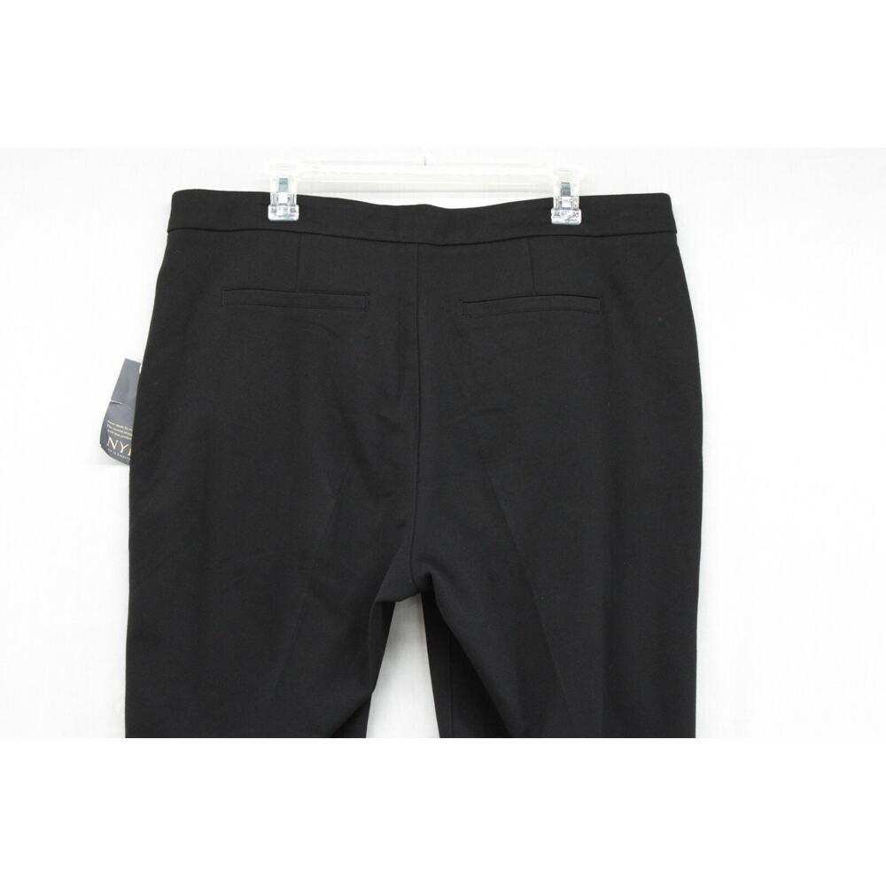 NYDJ Pants Women's 16W Black Lift Tuck Viscose Blend Career Casual Goth NWT - Picture 5 of 10